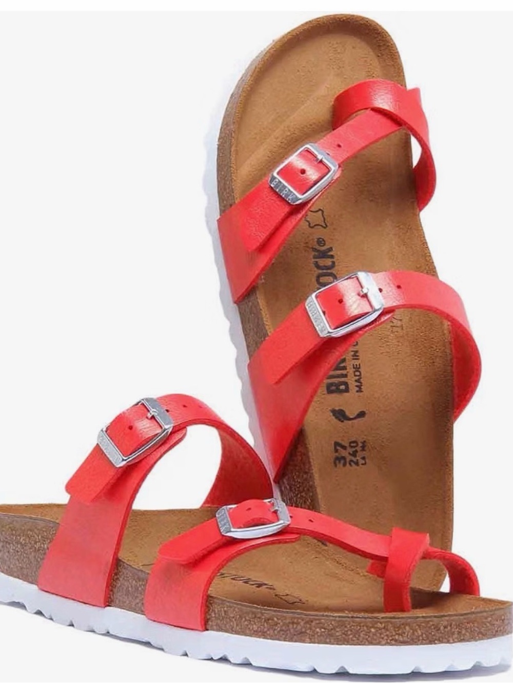 Red Mayari Birkenstock Sandals